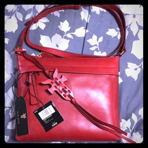 Frye Red Carson Crossbody